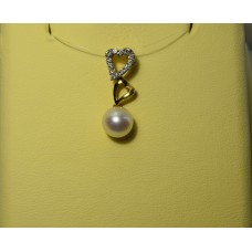 Золотая подвеска с бриллиантами 9-5