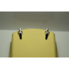 Золотые серьги с бриллиантами 34-5